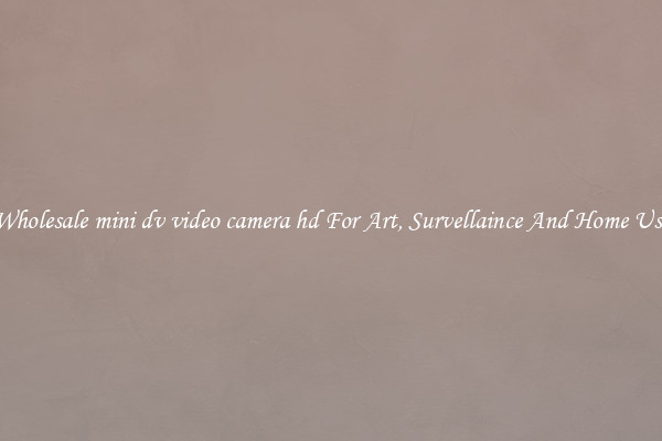 Wholesale mini dv video camera hd For Art, Survellaince And Home Use