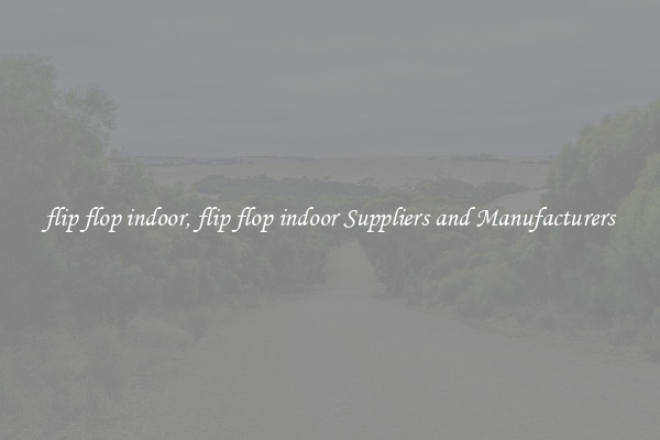 flip flop indoor, flip flop indoor Suppliers and Manufacturers