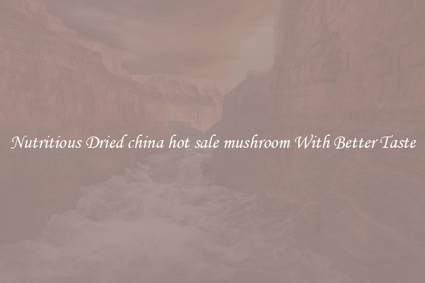 Nutritious Dried china hot sale mushroom With Better Taste