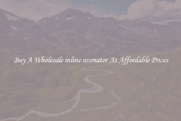 Buy A Wholesale inline ozonator At Affordable Prices