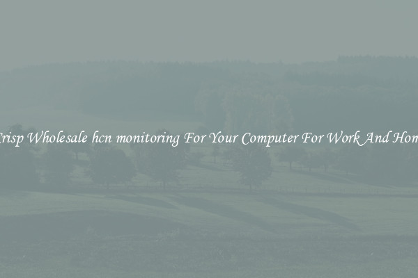 Crisp Wholesale hcn monitoring For Your Computer For Work And Home