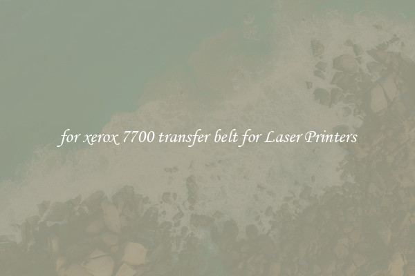 for xerox 7700 transfer belt for Laser Printers