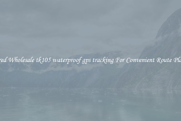 Featured Wholesale tk105 waterproof gps tracking For Convenient Route Planning 